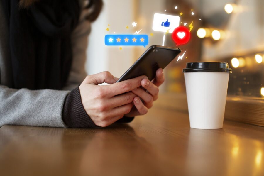 Telefon z pięciogwiazdkową opinią klienta